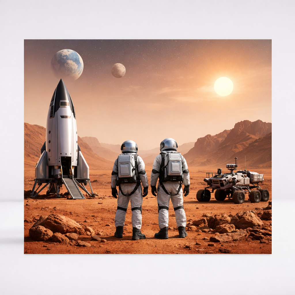 space trip to mars