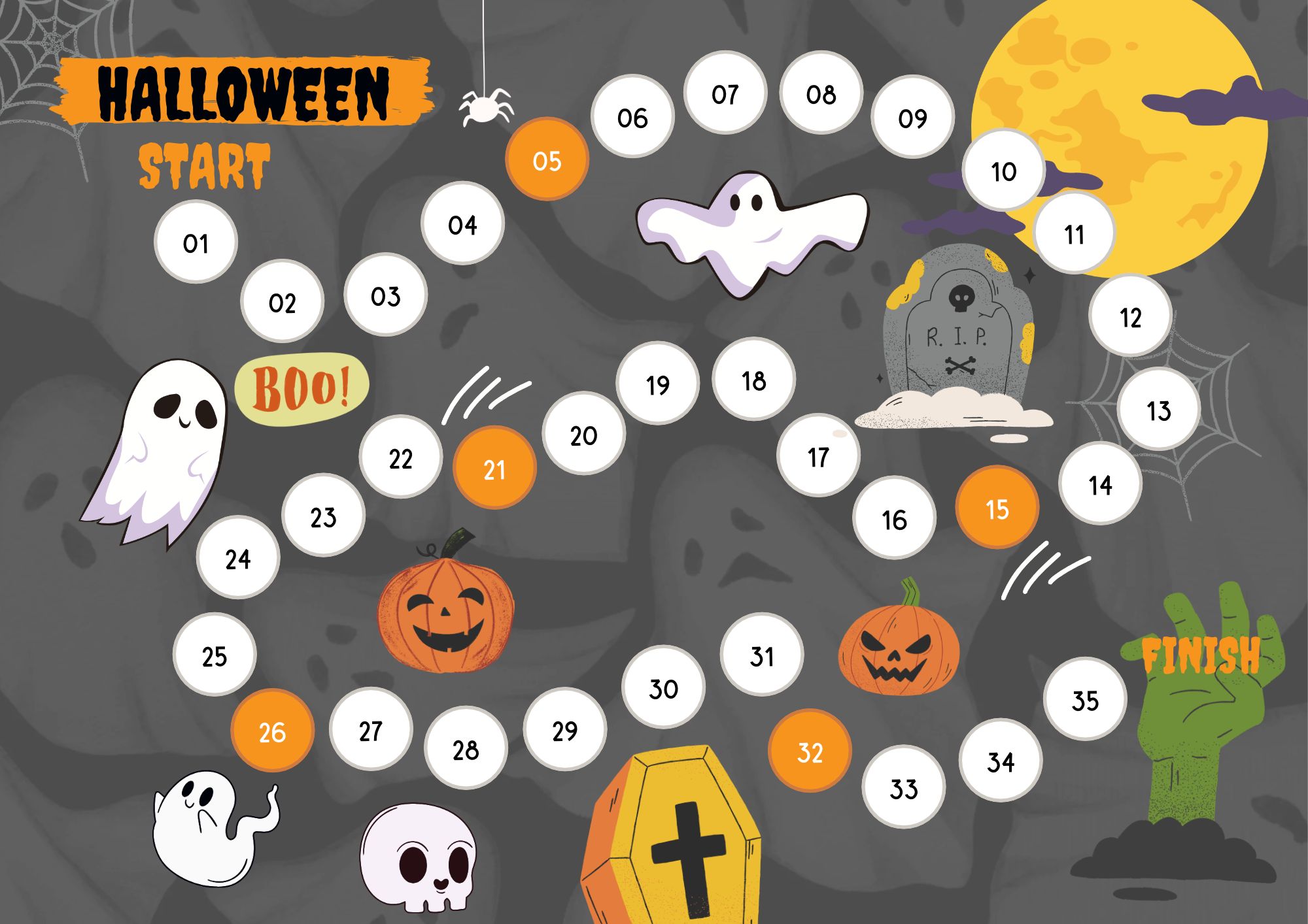 Halloween Guess & Go